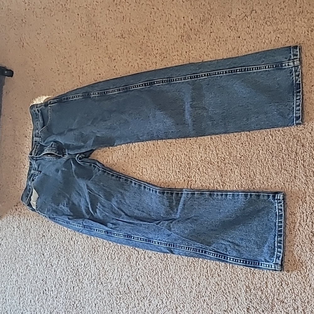 Wrangler Men's Straight Blue Jeans 33x34 George Strait Collection